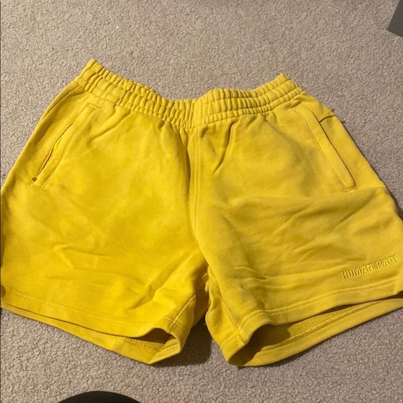 Adidas mustard Yellow Human Race Shorts - Picture 5 of 11